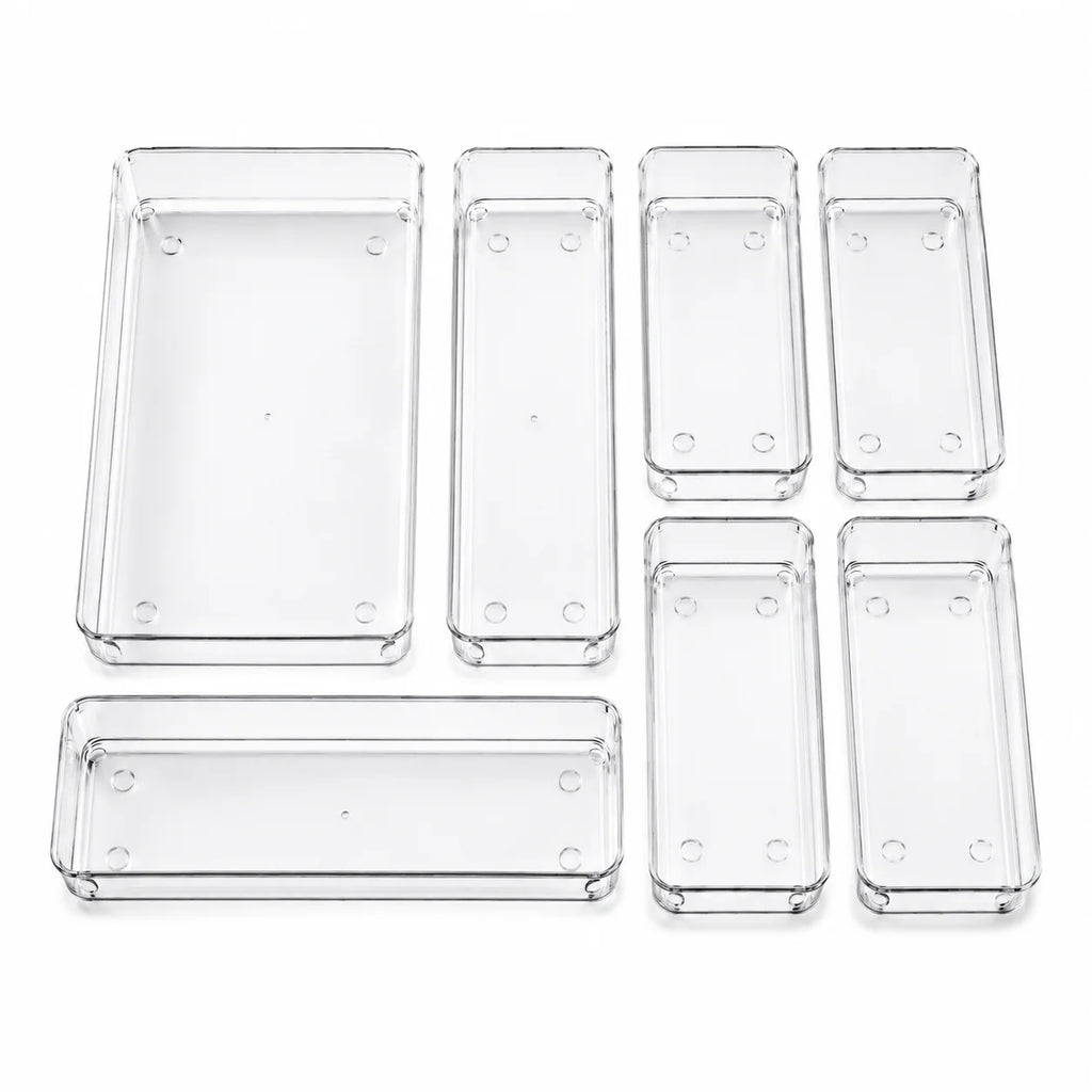 Kit 7 Organizadores Multiuso para Gavetas