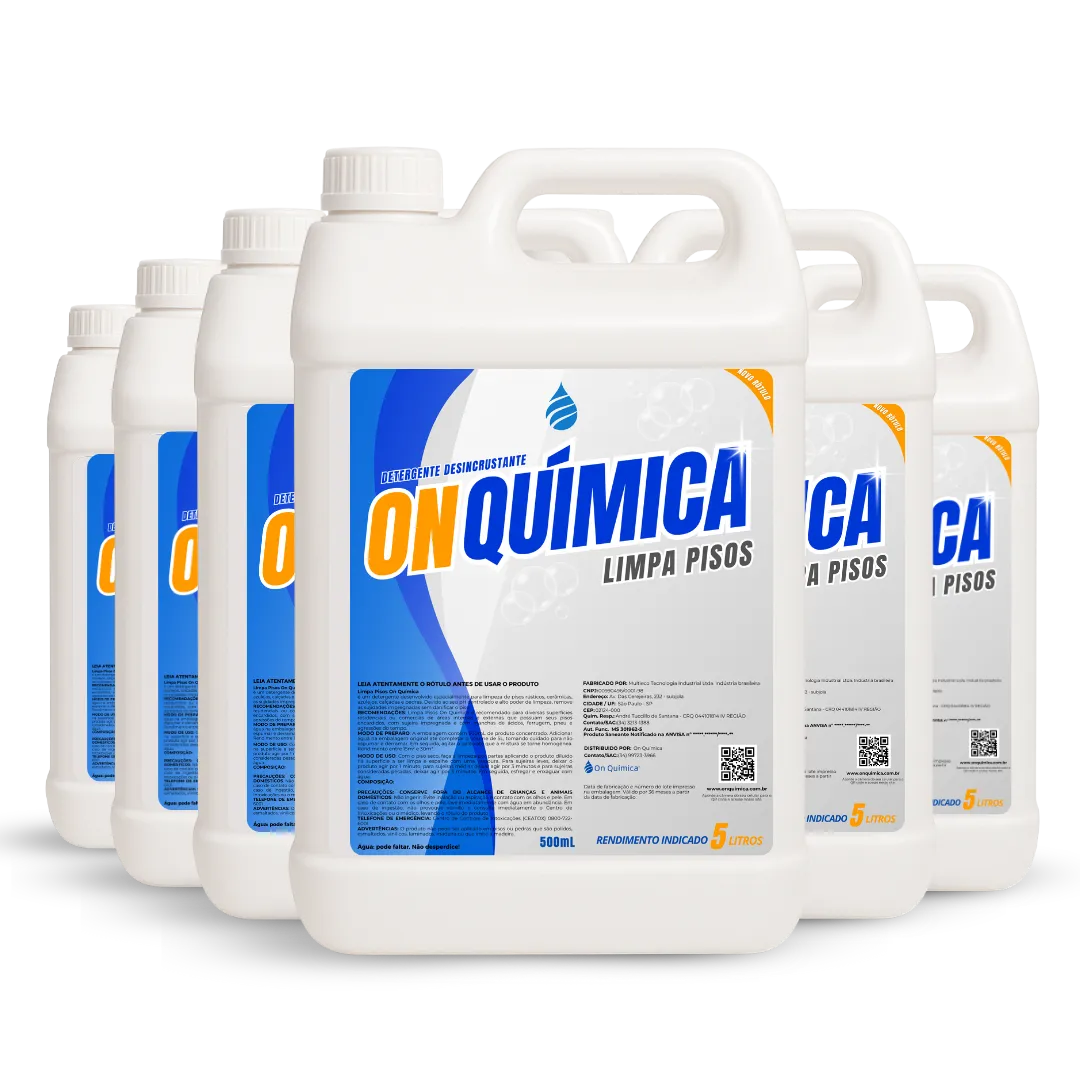 Limpa Pisos On Química – Remove Manchas e Encardido de Cerâmicas, Porcelanatos e Pedras