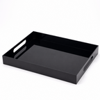 Bandeja Acrílica com Alças Laterais Premium | 40x30cm