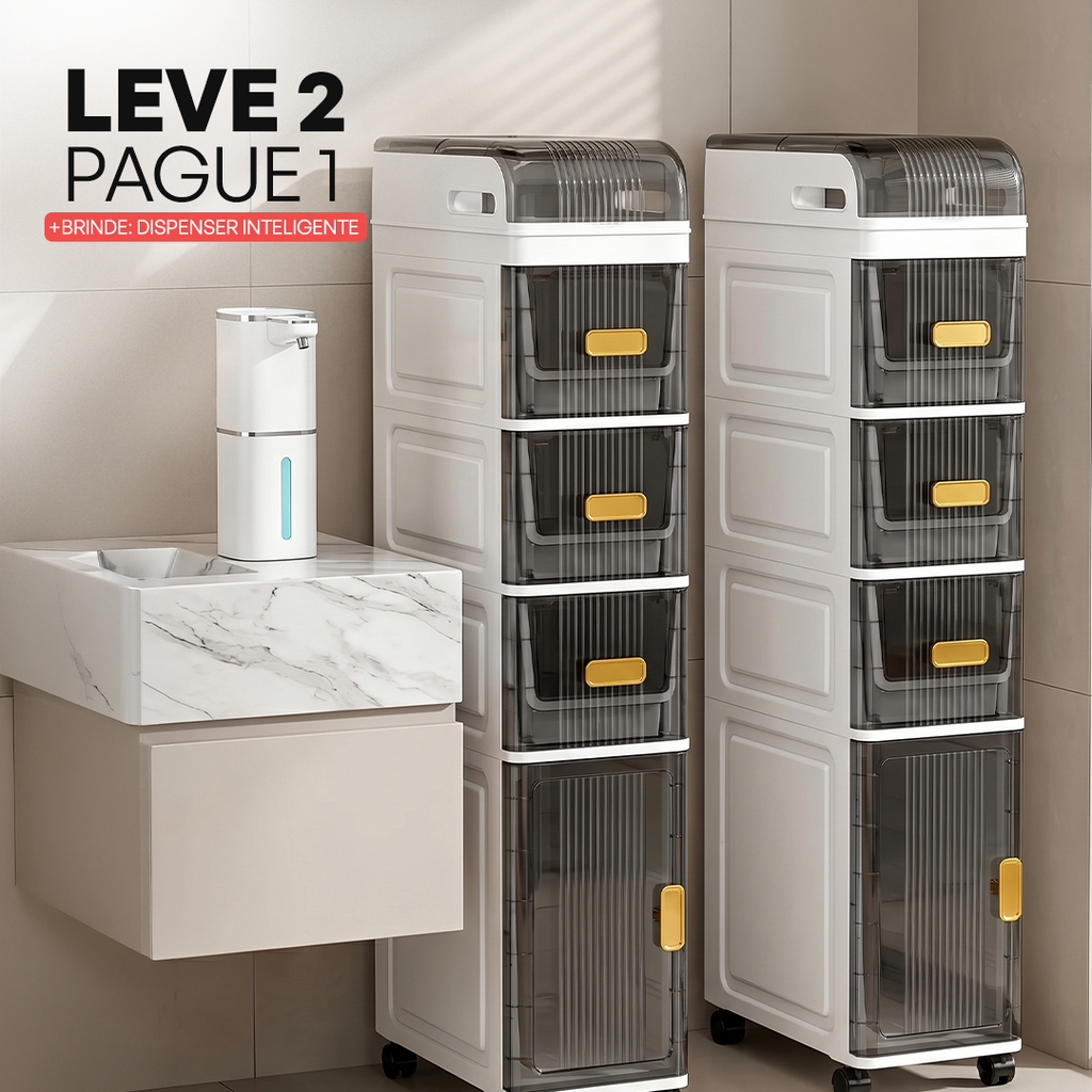 [LEVE 2 PAGUE 1] Armário Noblex Multifuncional para Banheiro
