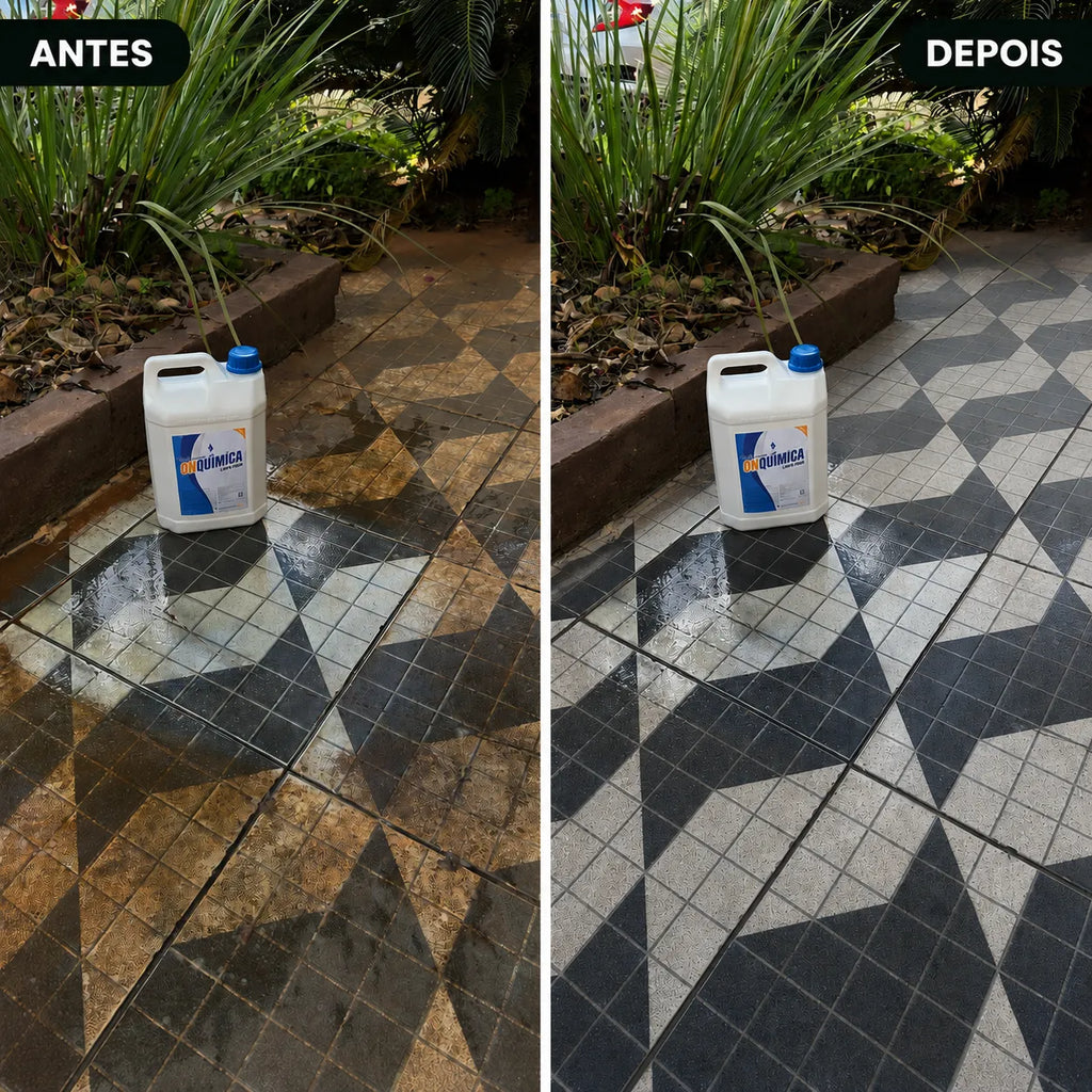 Limpa Pisos On Química – Remove Manchas e Encardido de Cerâmicas, Porcelanatos e Pedras