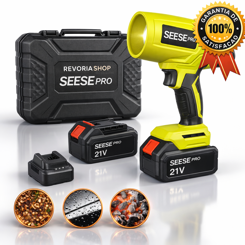 SEESE Pro™  Soprador Turbo Compacto - Casa, Carro, Sitio, Chacara, Fazenda e MUITO mais!