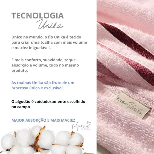 Kit 10 Toalhas Banhão + 10 de Rosto [BRINDE] | Gigante Fio Penteado Lumina Kit