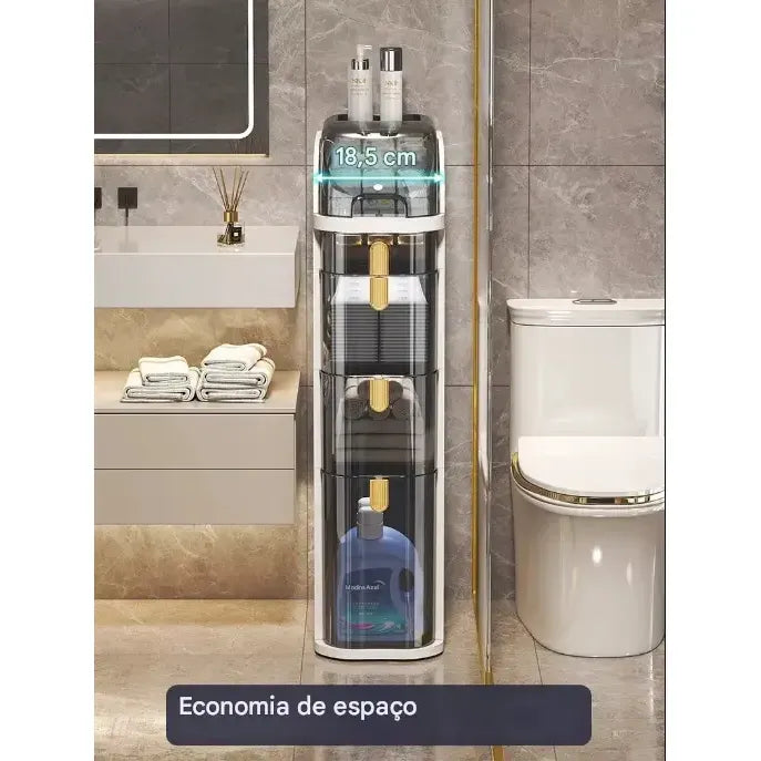 Gaveteiro Organizador | Multiuso com Rodinhas para Banheiro, Quarto, Cozinha e Lavanderia