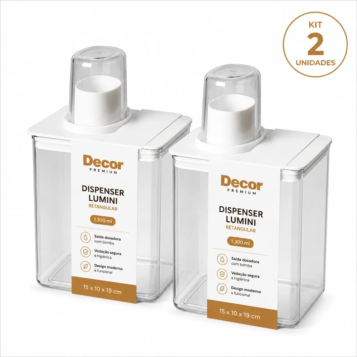 Dispenser Hermético Multiuso com Dosador
