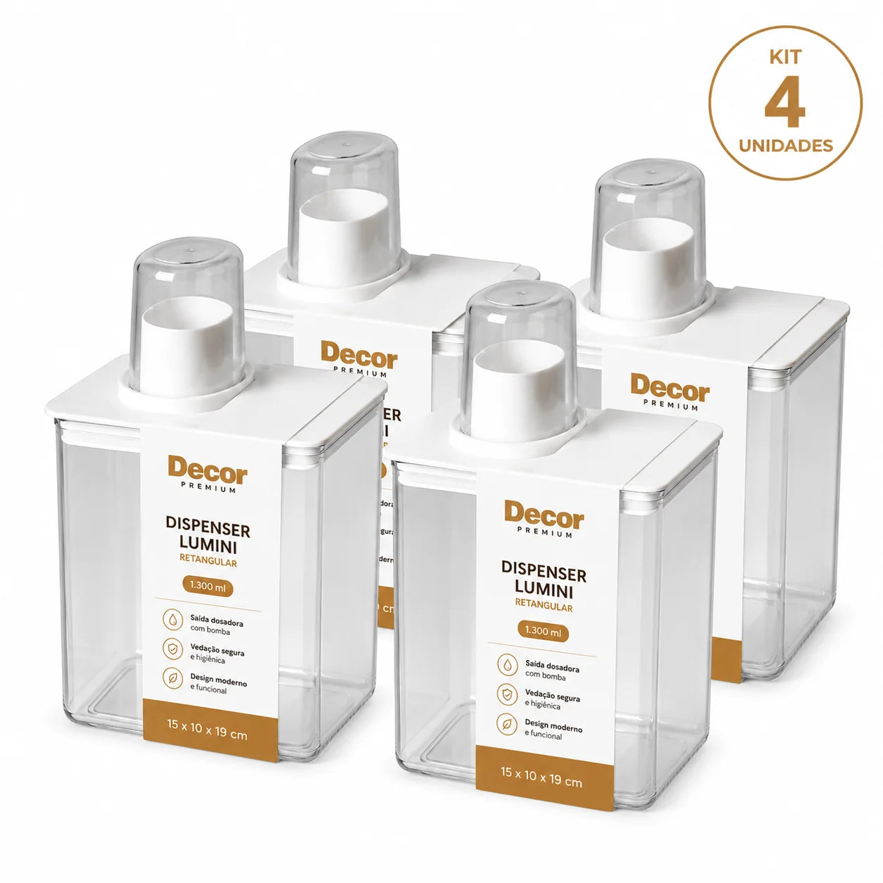 Dispenser Hermético Multiuso com Dosador