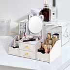 Organizador de maquiagem com Espelho e Gavetas | Lyra Beauty