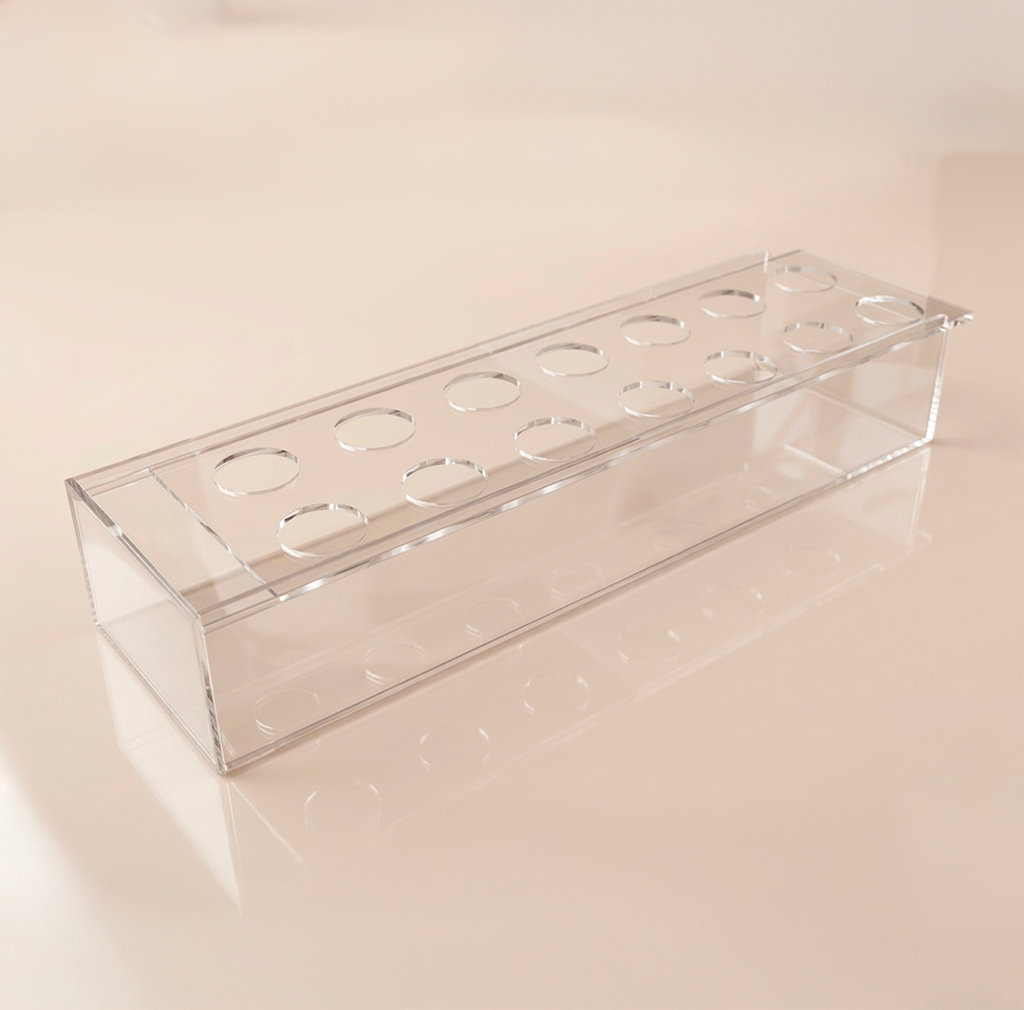 Vaso Centro de Mesa em Acrílico Transparente
