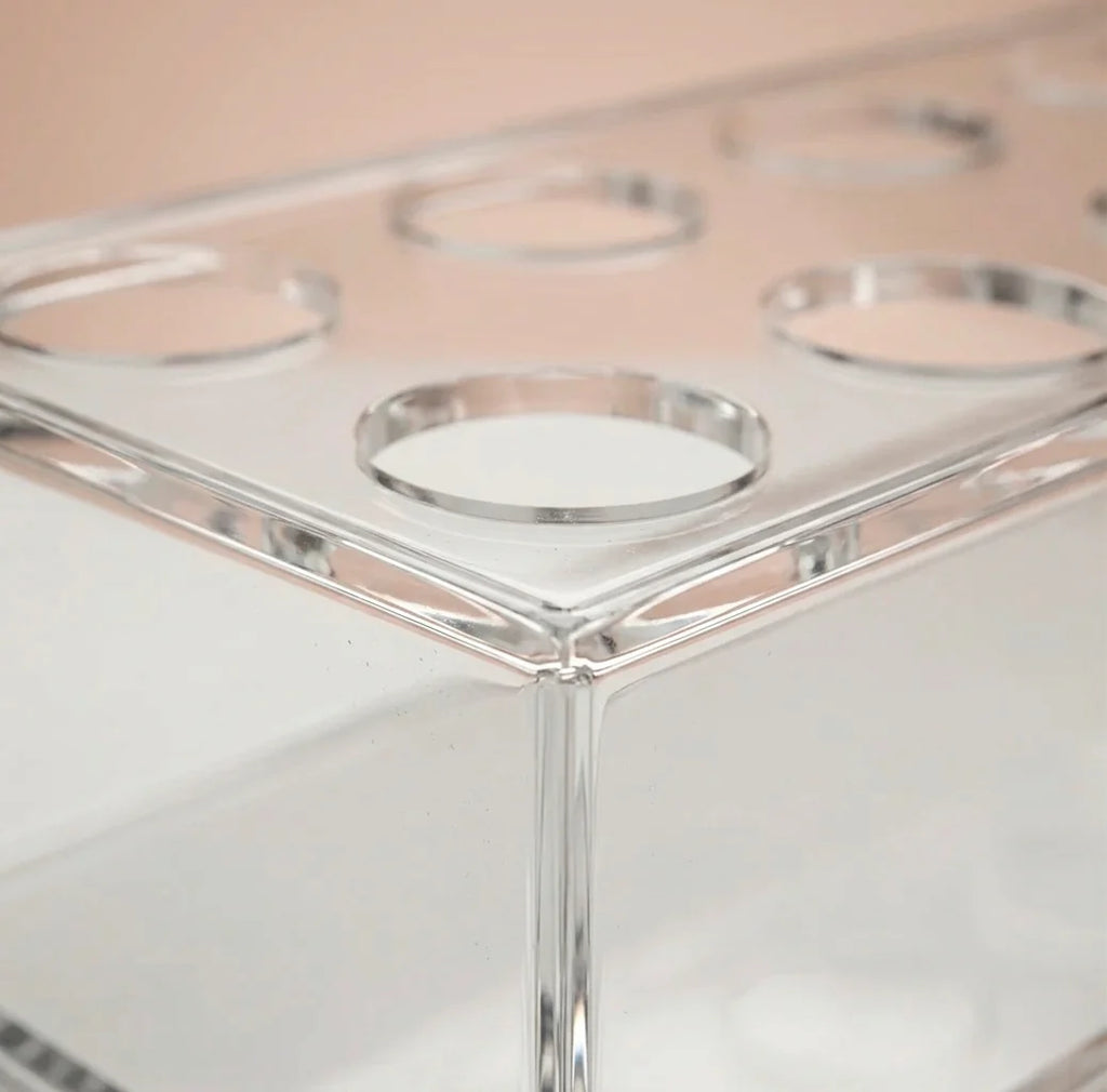 Vaso Centro de Mesa em Acrílico Transparente