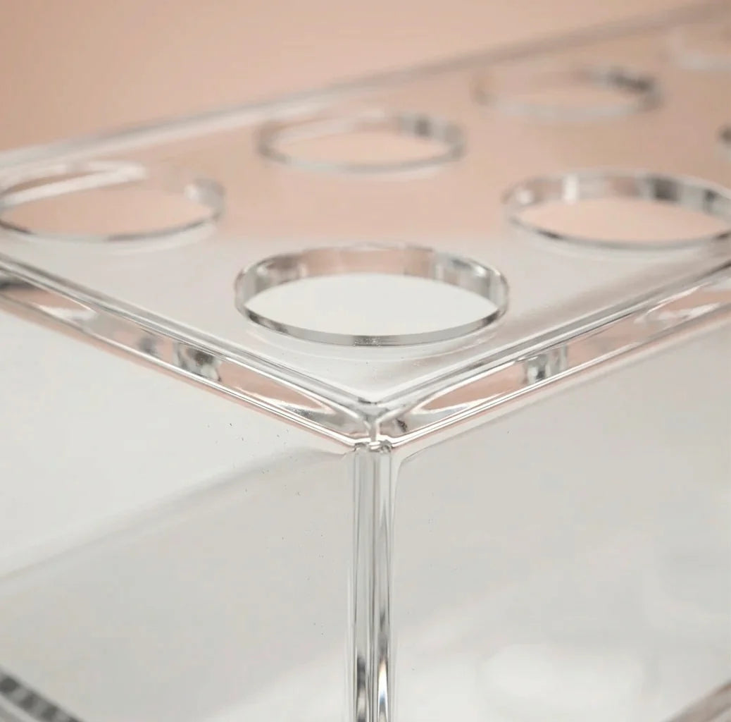 Vaso Centro de Mesa em Acrílico Transparente